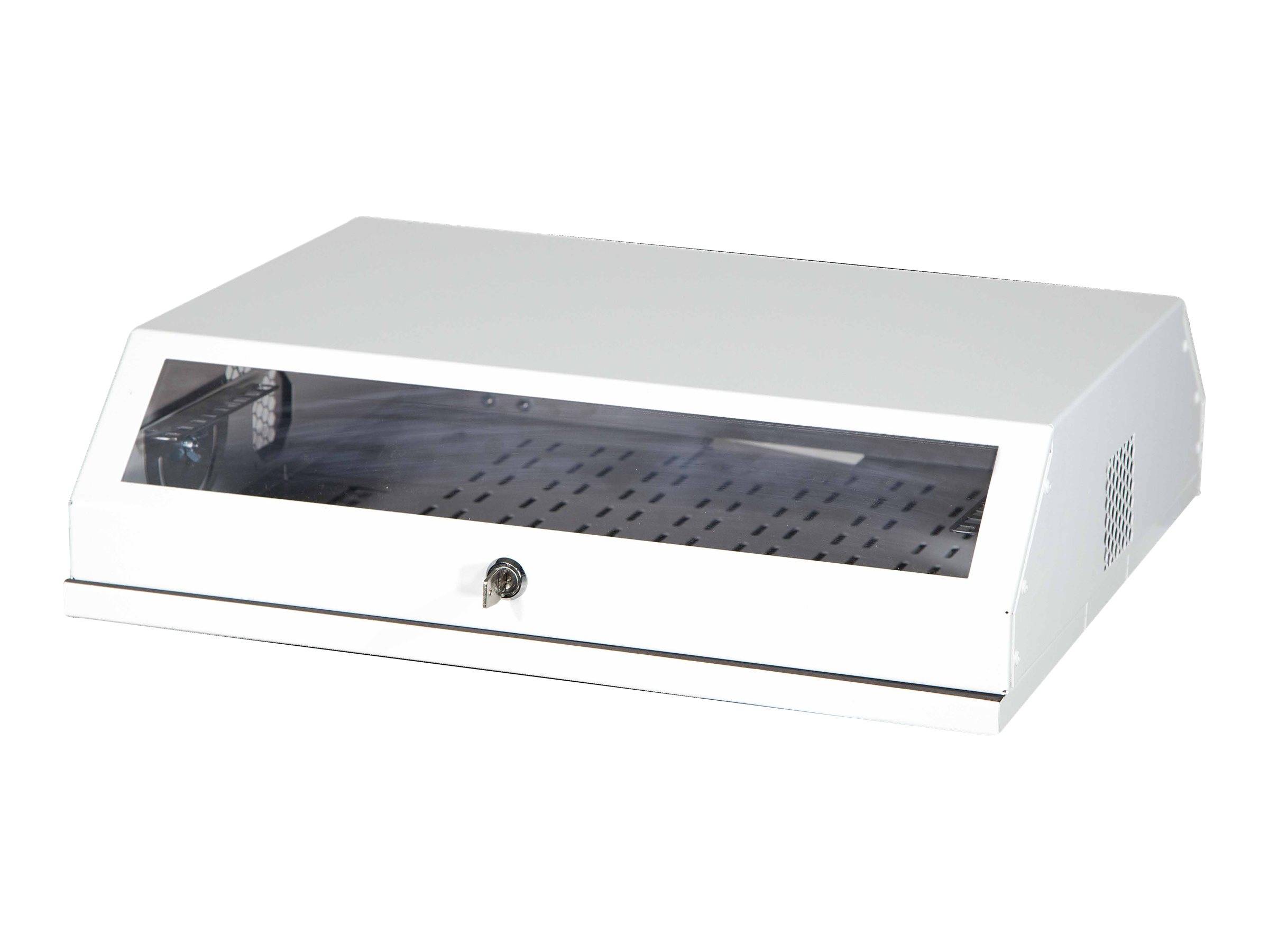 EFB-Elektronik - Gehäuse - geeignet für Wandmontage - weiß, RAL 9010 - 3U - 48.3 cm (19)