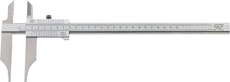 Werkstattmessschieber parallaxfrei mit Spitzen 500x150mm FORMAT