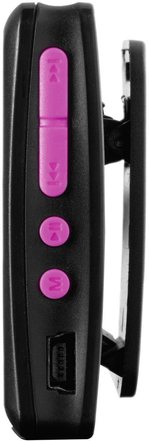 Lenco Podo-152 MP3-Player, MP4-Player 4 GB Pink Schrittzähler, eBook-Funktion