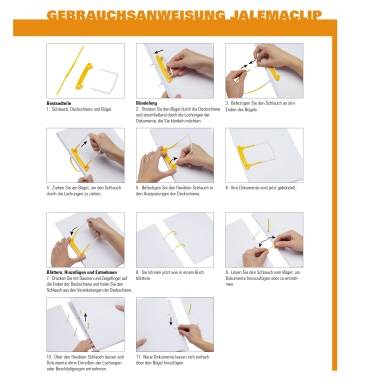 Jalema Schnellhefter Avanti 1401030 DIN A4 30mm PP transparent