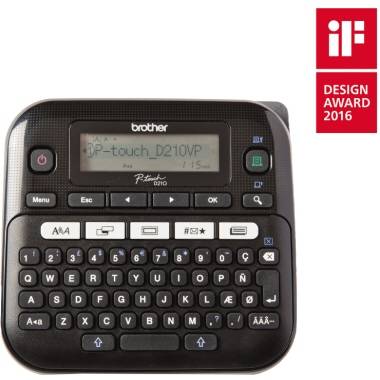 Brother P-touch D210VP Beschriftungsgerät Geeignet für Schriftband: TZe 3.5 mm, 6 mm, 9 mm, 12 mm