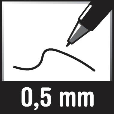 Schneider Tintenroller Topball 8111 0,5mm schwarz