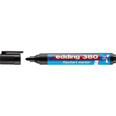 Edding 4-380001 Flipchartmarker 380 Rundspitze 1.5 - 3 mm Schwarz 1 St.