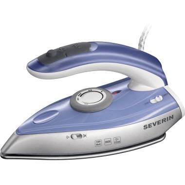 Severin BA 3234 Reisebügeleisen Silber-Blau 1000 W