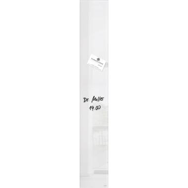 Sigel Glas-Magnettafel Artverum Super-Weiß (B x H) 12 cm x 78 cm GL101