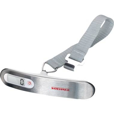 Soehnle Travel Hängewaage Wägebereich (max.) 50 kg Ablesbarkeit 100 g Silber