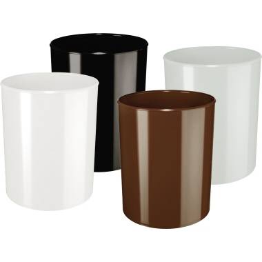 HAN 1818-F-11 Sicherheits-Papierkorb 20 l (Ø x H) 283 mm x 340 mm Polystyrol Lichtgrau 1 St.