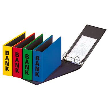 PAGNA Bankordner Basic Colours, für Kontoauszüge, schwarz (64080101)