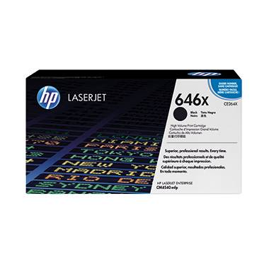HP 646X - Hohe Ergiebigkeit - Schwarz - original - LaserJet - Tonerpatrone (CE264X)