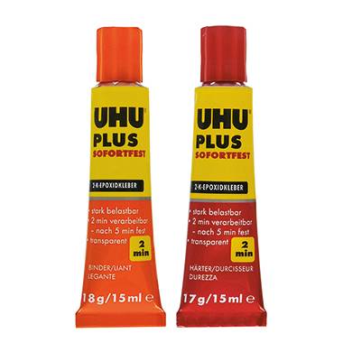UHU Plus Sofortfest Zwei-Komponentenkleber 45705 35 g