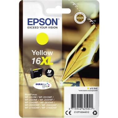 Tintenpatrone Original Epson T1634XL gelb