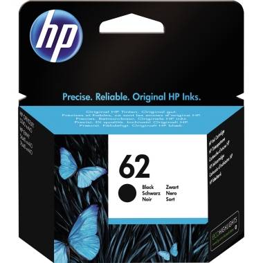 HP 62 Druckerpatrone Original Schwarz C2P04AE Tinte