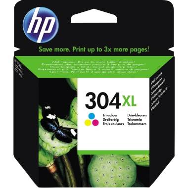 HP 304XL Druckerpatrone Original Cyan, Magenta, Gelb N9K07AE Tinte