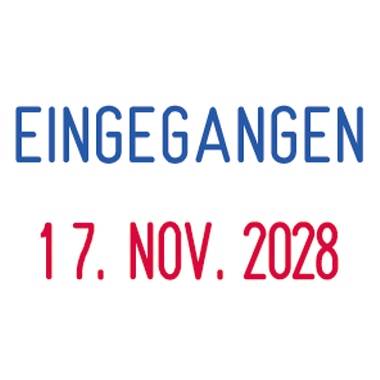 trodat Datumstempel Printy-Dater 76648 23x12mm EINGEGANGEN sw