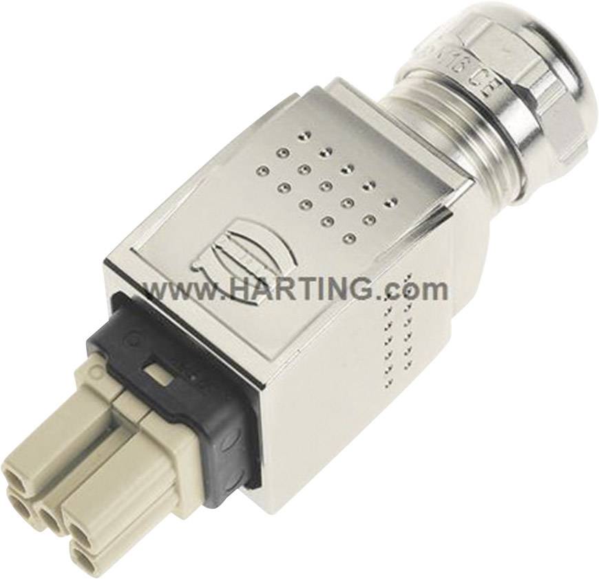 HARTING 09 35 232 0401 Buchseneinsatz Han® PushPull Power 5 + PE Han-Quick Lock® 1 St.