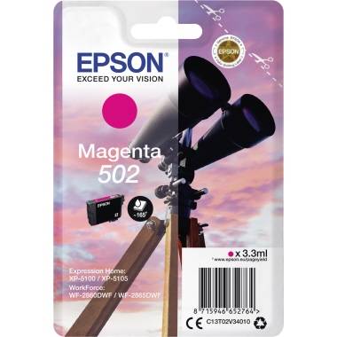 Epson 502 - 3.3 ml - Magenta - original - Blisterverpackung
