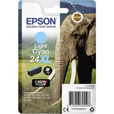 Epson 24XL - 9.8 ml - XL - Cyan - Original - Tintenpatrone