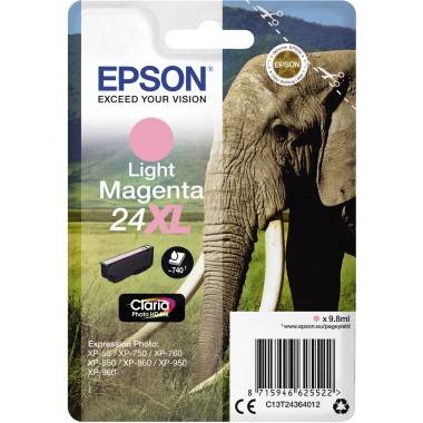 Epson Druckerpatrone T2436, 24XL Original Hell Magenta C13T24364012
