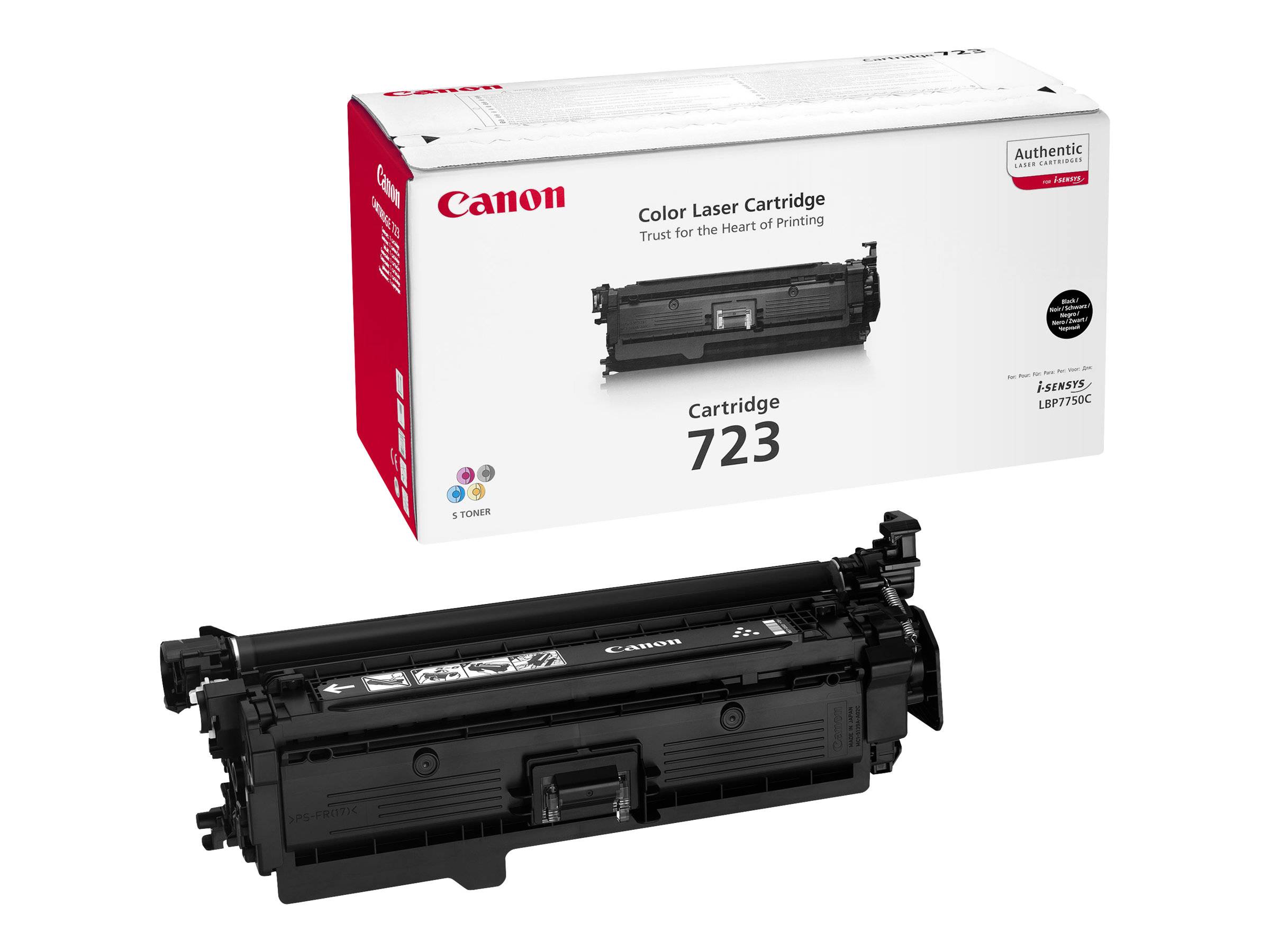 Canon 723 BK - Schwarz - Original - Tonerpatrone