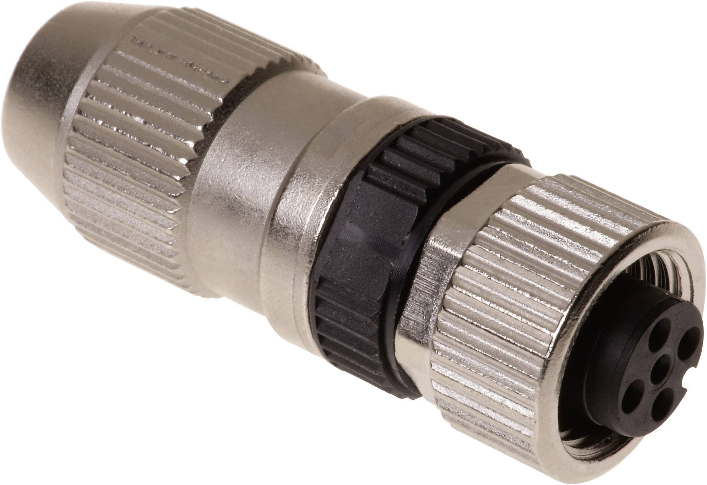 HARTING 21031112405 Sensor-/Aktor-Steckverbinder, unkonfektioniert M12 Buchse, gerade Polzahl Sensoren: 4 1 St.