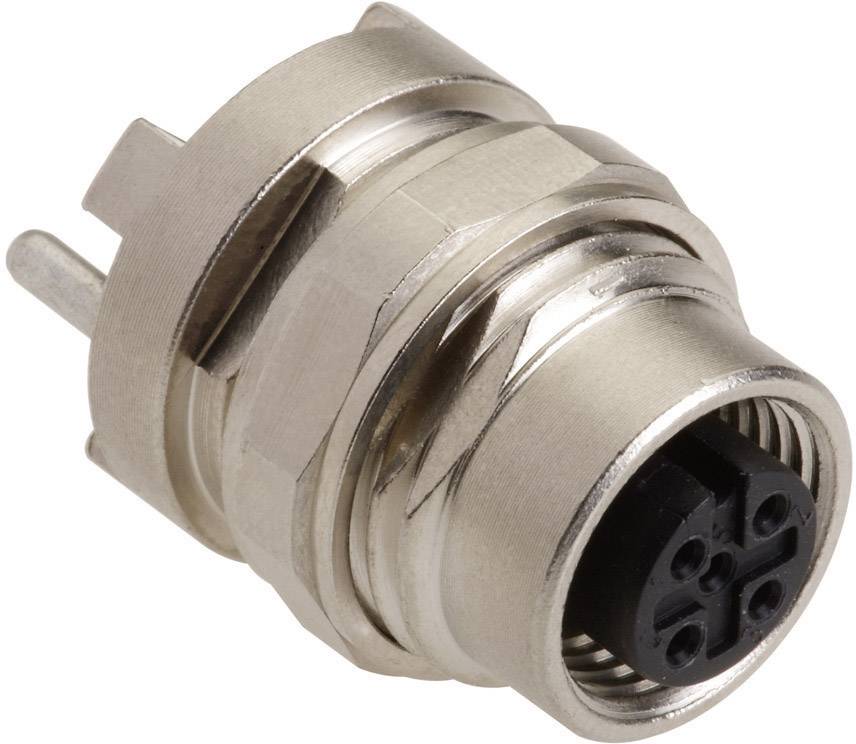 Harting 21033216510 Sensor-/Aktor-Einbausteckverbinder M12 Printbuchse, Einbau Polzahl Sensoren: 5 1St.