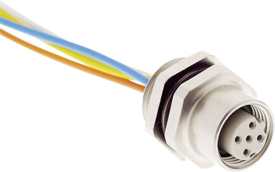 Harting 21033712403 Sensor-/Aktor-Einbausteckverbinder M12 Buchse, Einbau Polzahl Sensoren: 4 1St.