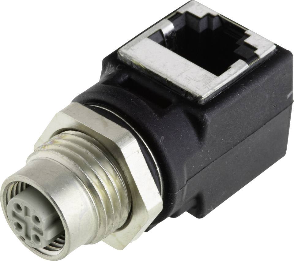 HARTING 21033814401 Sensor-/Aktor-Verteiler und Adapter M12 Buchse, gewinkelt Polzahl Sensoren: 4 1 St.