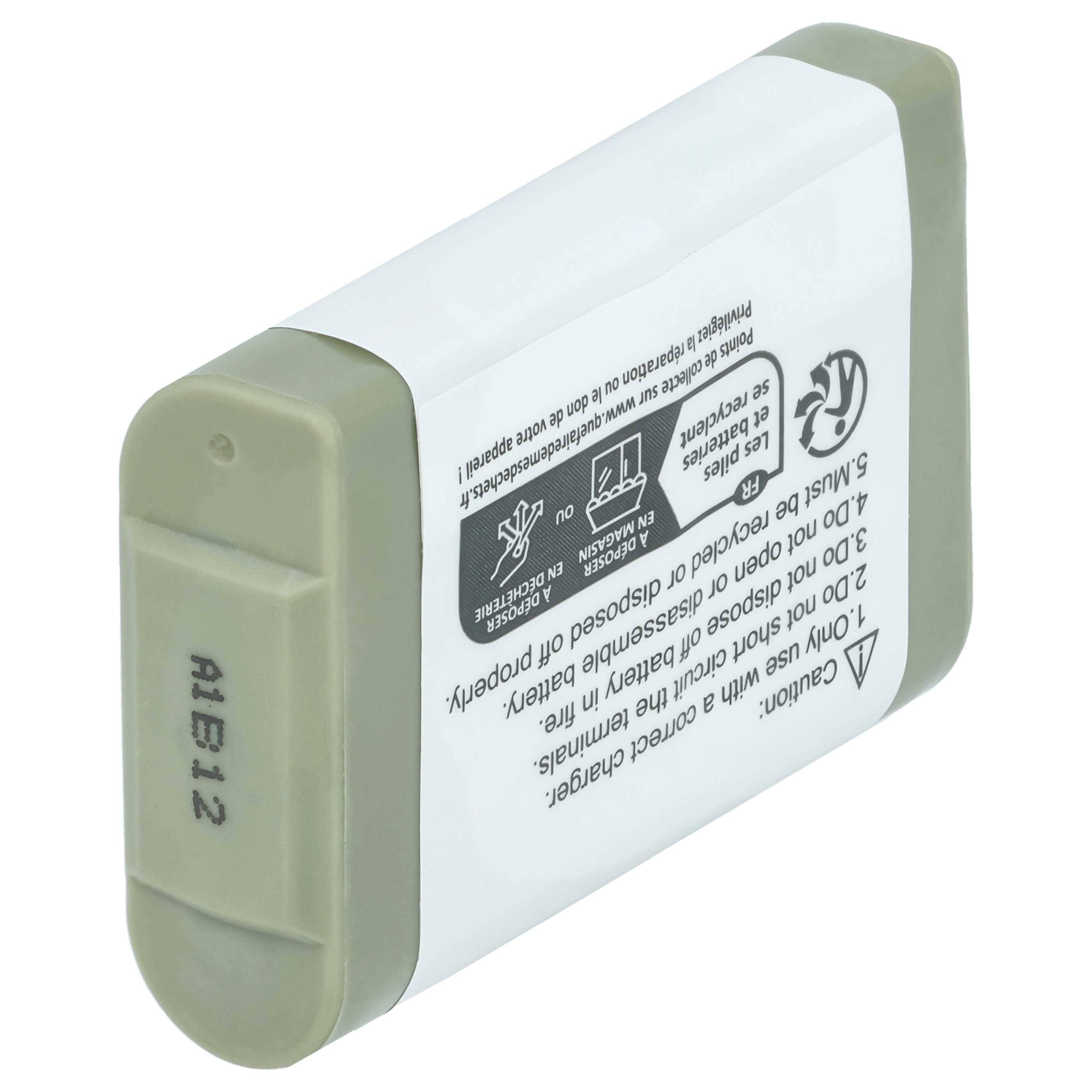 vhbw 2x Akku Ersatz für V-Tech 80-5654-00, 80-5596-00 für schnurlos Festnetz Telefon (700 mAh, 3,6 V, NiMH)