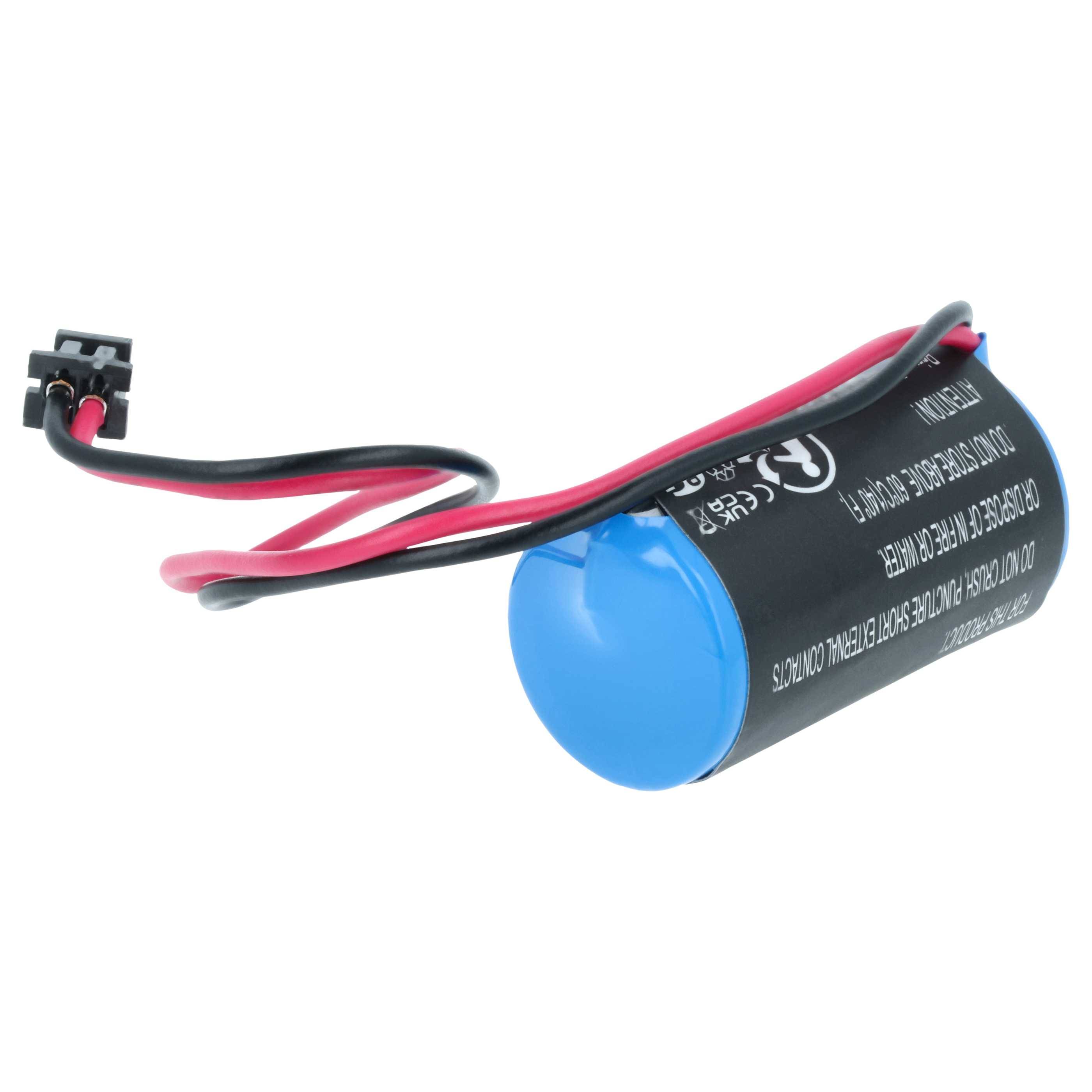 vhbw 5x Batterie Ersatz für Mitsubishi Q6-BAT, BKO-C10811H03, 130376, 624-1831 für Steuereinheit (1700 mAh, 3 V