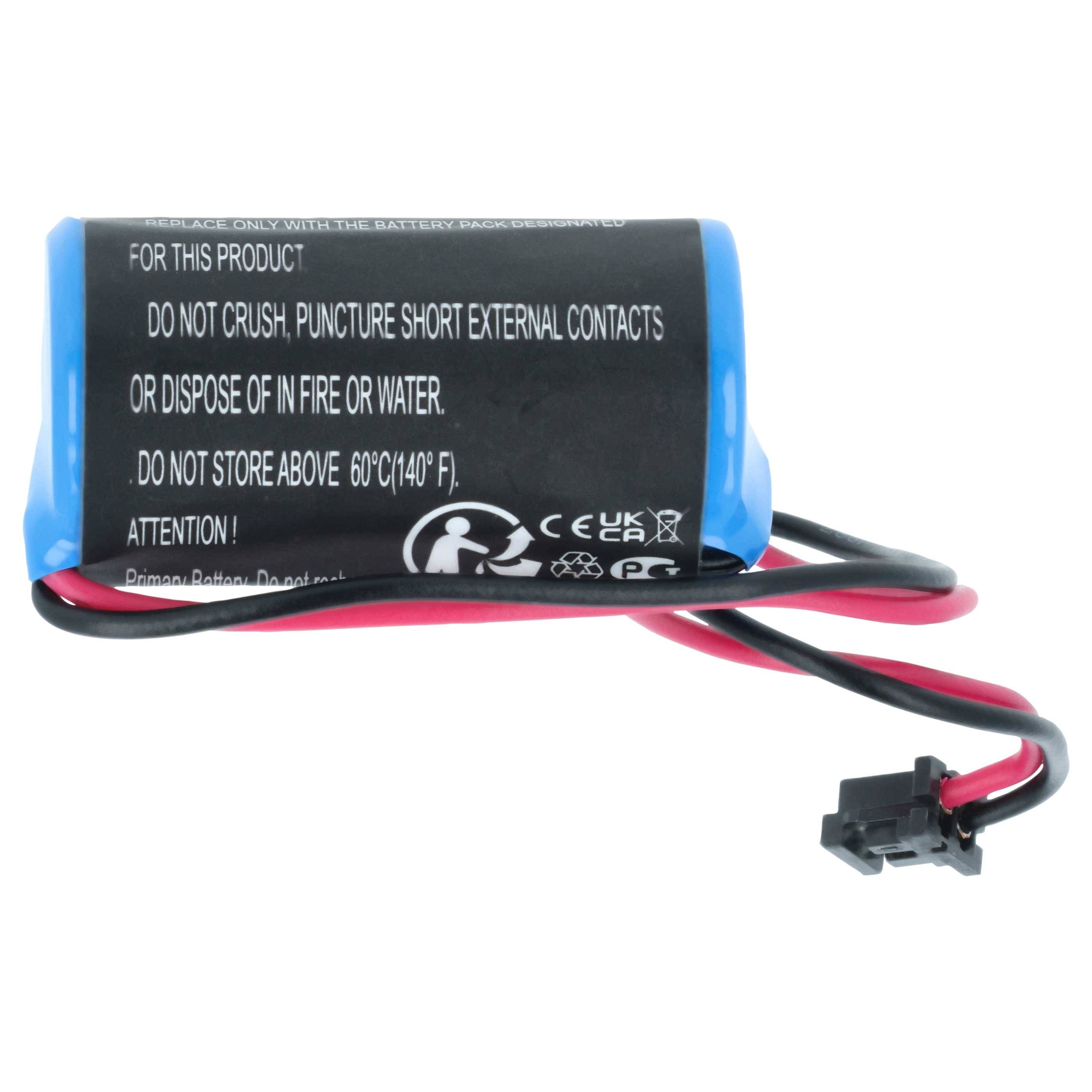 vhbw 5x Batterie Ersatz für Mitsubishi Q6-BAT, BKO-C10811H03, 130376, 624-1831 für Steuereinheit (1700 mAh, 3 V