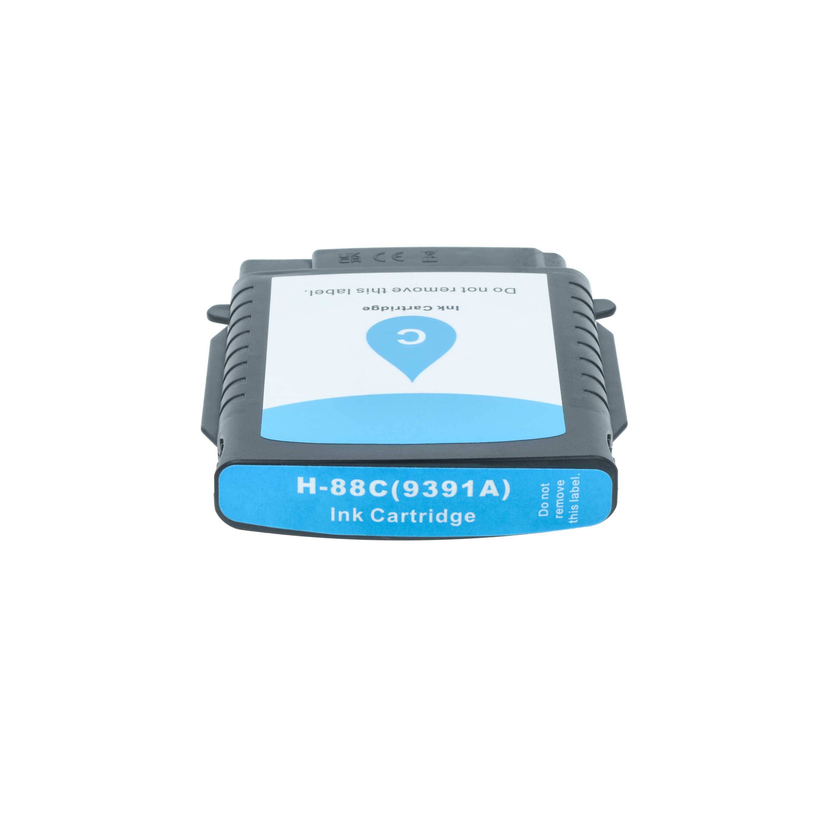 vhbw Tintenpatrone Cyan kompatibel mit HP Officejet Pro L7880, L7800, L7830 Drucker (kompatibel, XL, 28ml + Chip)