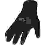 Handschuhe PU Gr.8 schwarz Nylon Feinstrick m.Strickbund