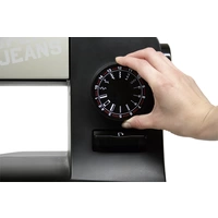 Toyota Nähmaschinen Jeans-Freiarmnähmaschine SUPERJ15PE mit Anschiebetisch, Lederfunktion Schwarz Toyota Nähmaschinen Jeans-Freiarmnähmaschine SUPERJ15PE mit Anschiebetisch, Lederfunktion Schwarz