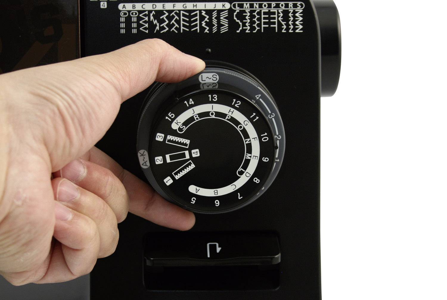 Toyota Nähmaschinen Jeans-Freiarmnähmaschine SUPERJ34 Lederfunktion Schwarz