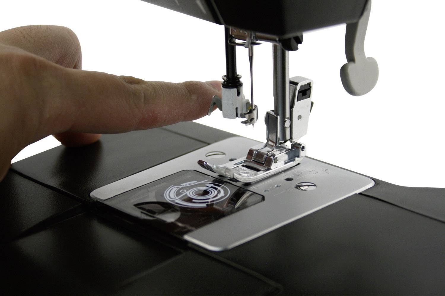 Toyota Nähmaschinen Jeans-Freiarmnähmaschine SUPERJ34 Lederfunktion Schwarz