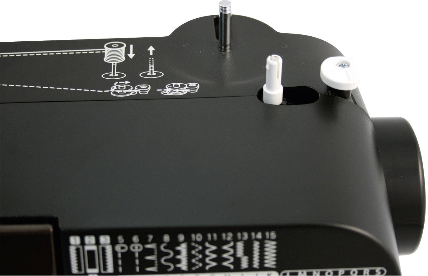 Toyota Nähmaschinen Jeans-Freiarmnähmaschine SUPERJ34 Lederfunktion Schwarz