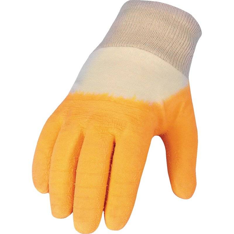 Handschuh Gr. 10 Latex-beschichtet 2-fach getaucht raue Oberfläche
