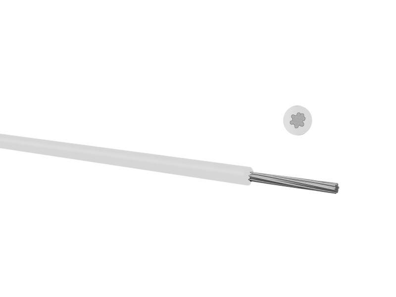 060105001 Litze LiYv 1 x 0.50 mm² Weiß 100 m - Kabel - 100 m