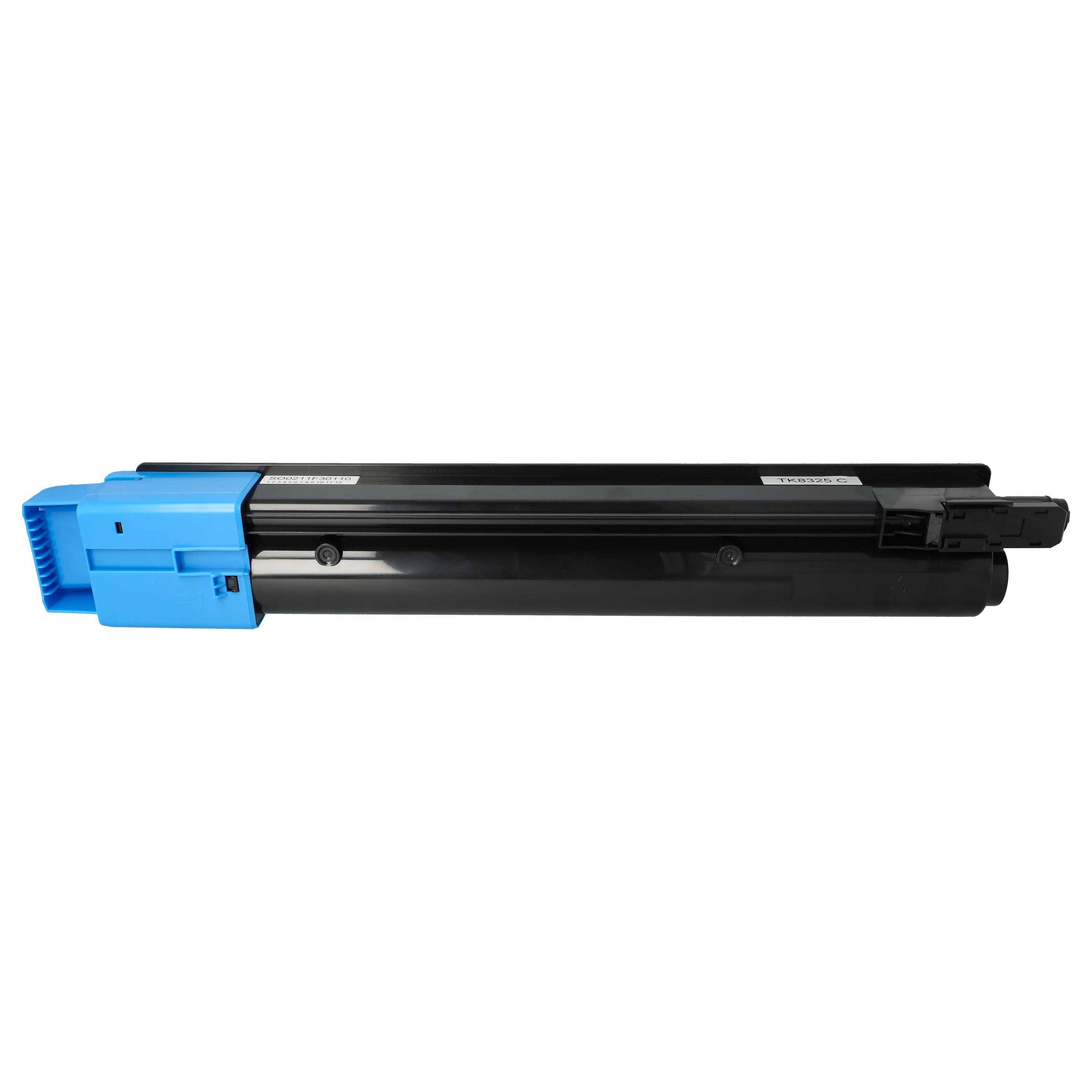vhbw Toner kompatibel mit Kyocera TASKalfa 2551ci | 2552ci Drucker - Kompatible Tonerkartusche + Resttonerbehälter, Cyan