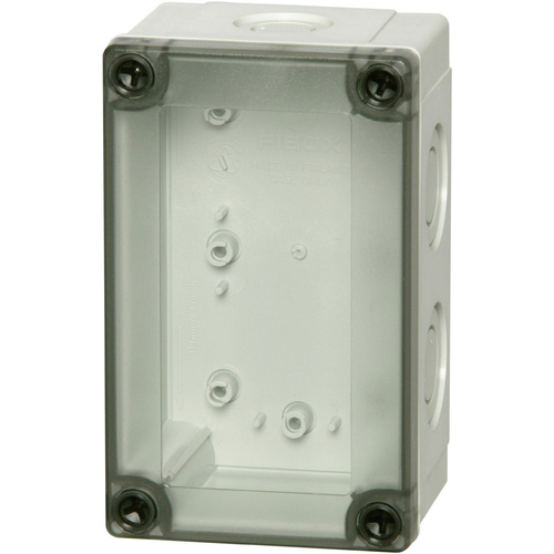 Fibox PCM 100/75 T Wand-Gehäuse, Installations-Gehäuse 130 x 80 x 75 Polycarbonat Lichtgrau (RAL 7035) 1St.