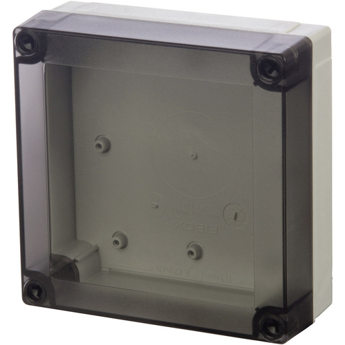 Fibox PCM 175/100 T Wand-Gehäuse, Installations-Gehäuse 180 x 180 x 100 Polycarbonat Lichtgrau (RAL 7035) 1St.