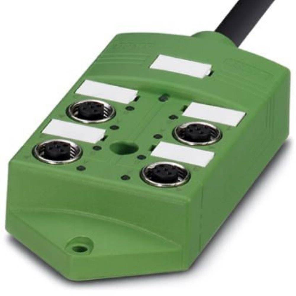 Phoenix Contact SACB-4/ 4-L- 5,0PUR SCO 1517084 Sensor/Aktorbox passiv M12-Verteiler mit Metallgewinde 1 St.