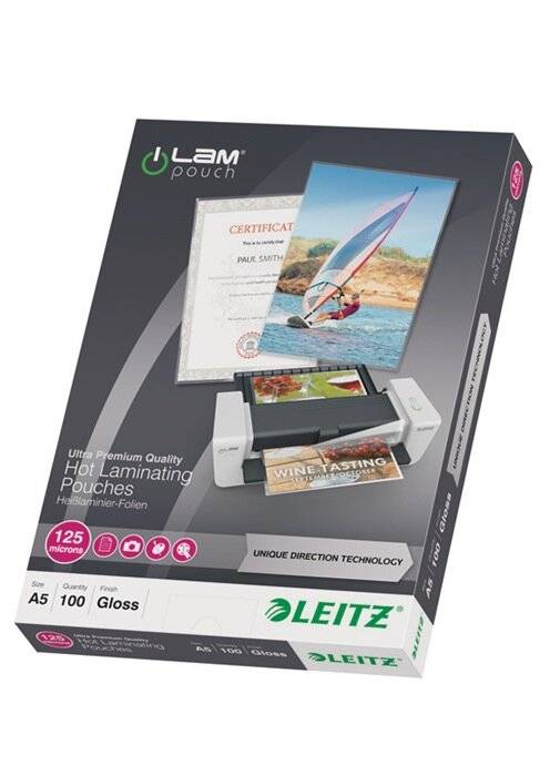Leitz Laminierfolie UDT 74930000 DIN A5 125mic 100 St./Pack.