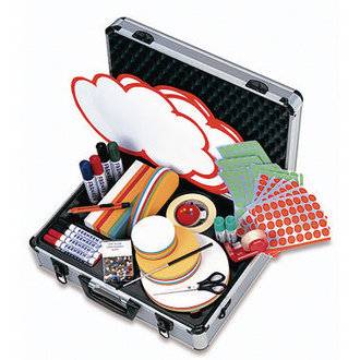 Franken PROFI Moderationskoffer Aluminium Anzahl Teile: 2500 48 cm x 16 cm x 37 cm Silber