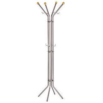 ALCO Garderobenständer 2800 Garderobenständer Anzahl der Haken: 8 (B x H) 520 mm x 1800 mm Metall (pulverbeschichtet) Silber 1 St.