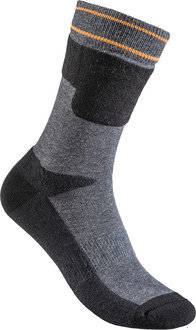 Funktionssocke Dibbersen Gr.39-42 schwarz/grau 30% Coolmax 60% CO 10% PA