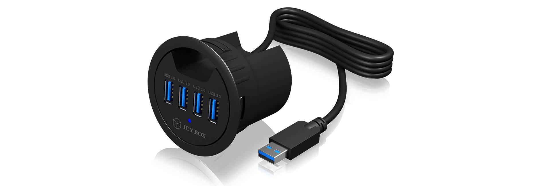 IB-HUB1403, 4 Port USB 3.0 Type-A Tisch-Hub