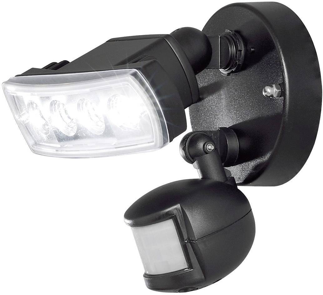 Konstsmide 7691-000 LED-Außenstrahler mit Bewegungsmelder 4 W Leuchtfarben: Warmweiß