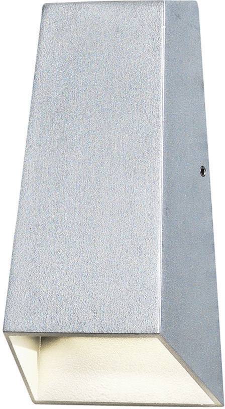 Konstsmide 7911-310 LED-Außenwandleuchte EEK: G (A - G) LED fest eingebaut 6 W Silber-Grau