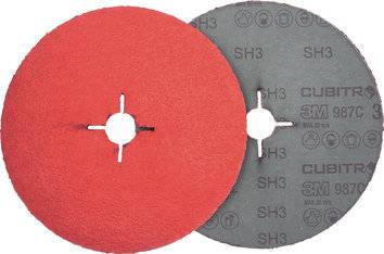 Fiberscheibe Cubitron II 987 C D.115mm K.60+ INOX Keramikkorn 3M